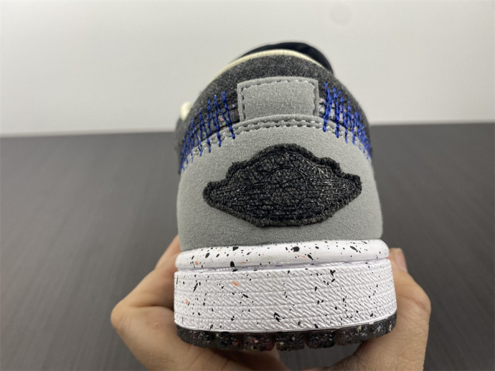 jordan 1 low crater black grey - dm4657-001