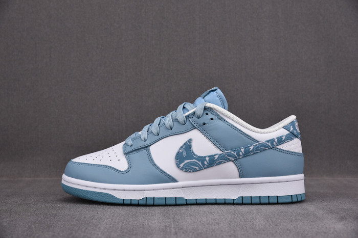 nike dunk low “blue paisley” dh4401-101