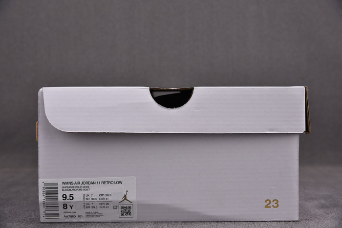 air jordan 11 low pure violet ah7860-101