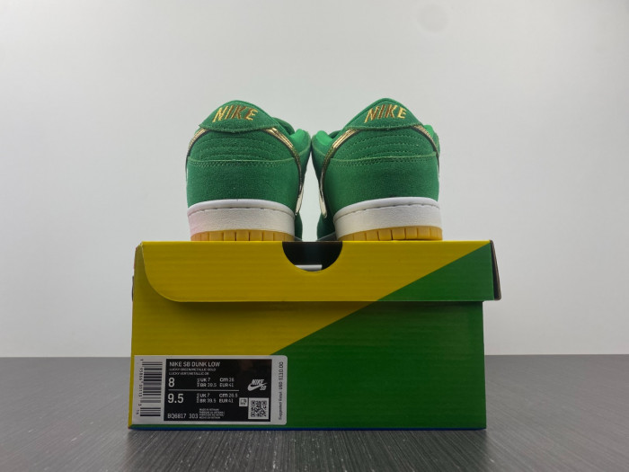 nike sb dunk low pro st. patrick''s day- bq6817-303