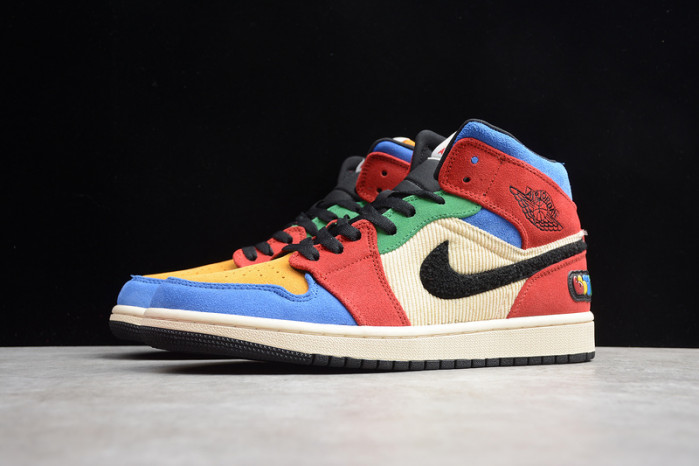 jordan 1 mid se fearless blue the great  cu2805-100
