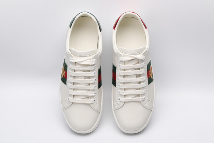 gucc ace embroidered low-top sneaker