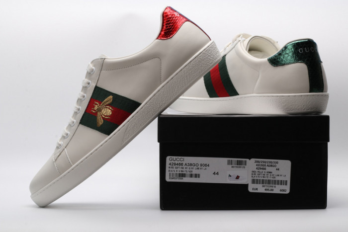 gucc ace embroidered low-top sneaker