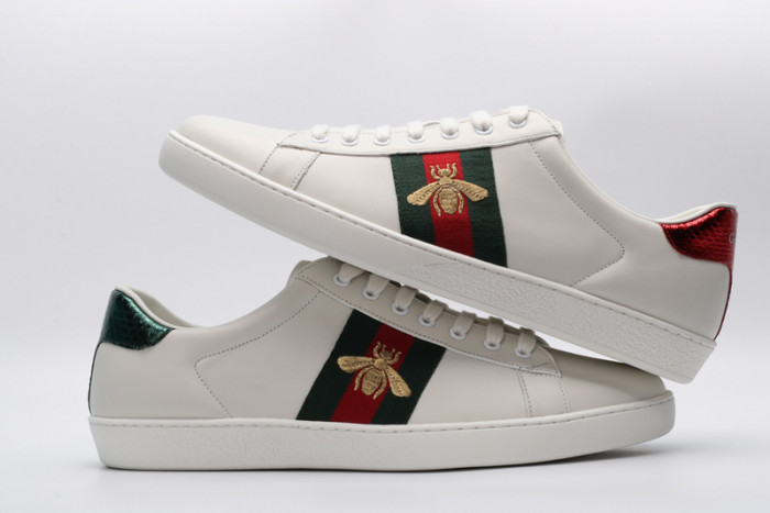 gucc ace embroidered low-top sneaker