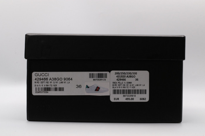 gucc ace embroidered low-top sneaker