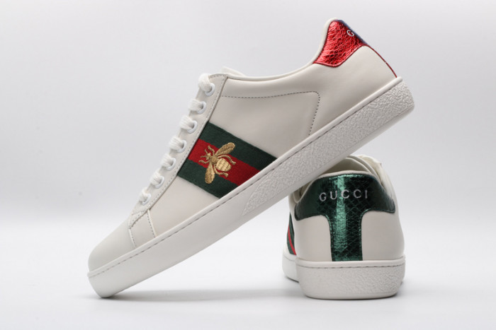 gucc ace embroidered low-top sneaker