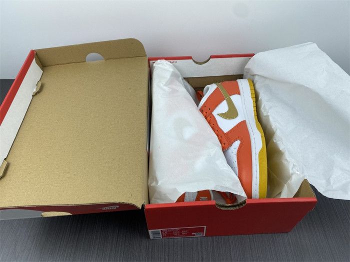 nike dunk low golden orange - dq4690-800