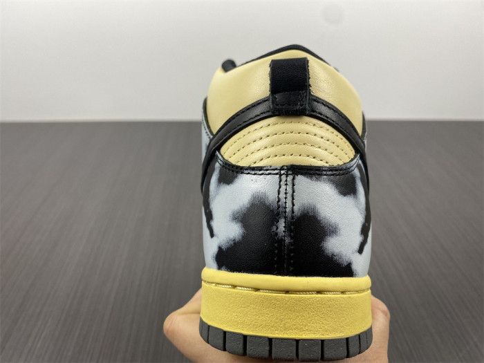 nike dunk high 1985 black acid wash - dd9404-700