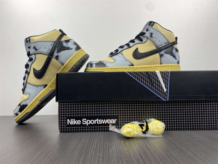 nike dunk high 1985 black acid wash - dd9404-700