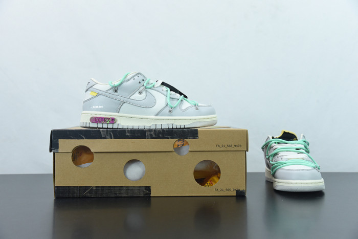 ofw x dunk low ''lot 04 of 50'' - nike - dm1602 114