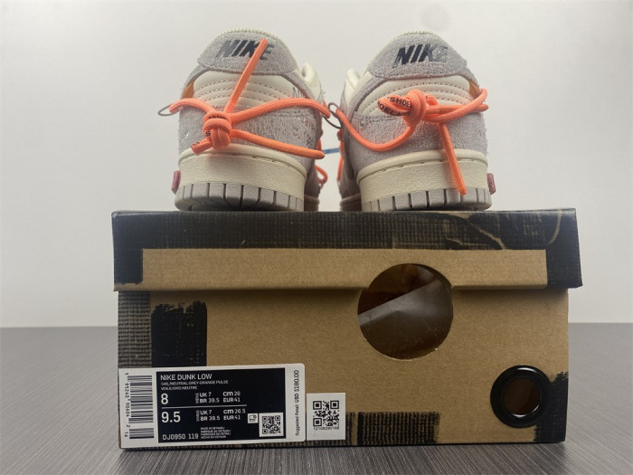 ofw x dunk low ''lot 19 of 50'' - nike - dj0950 119