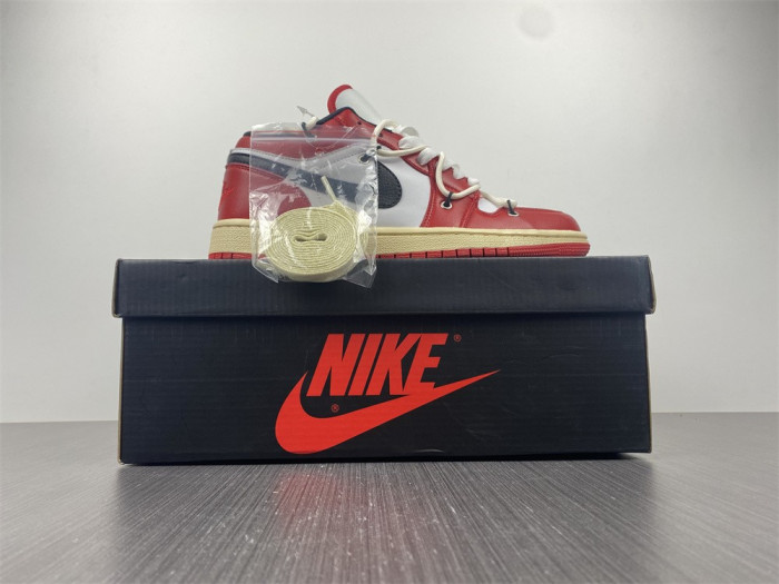 air jordan 1 low ''white univeristy red'' - 553558-118