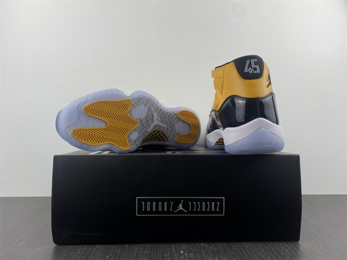 pk god jordan 11 retro black yellow,-ct8012-118