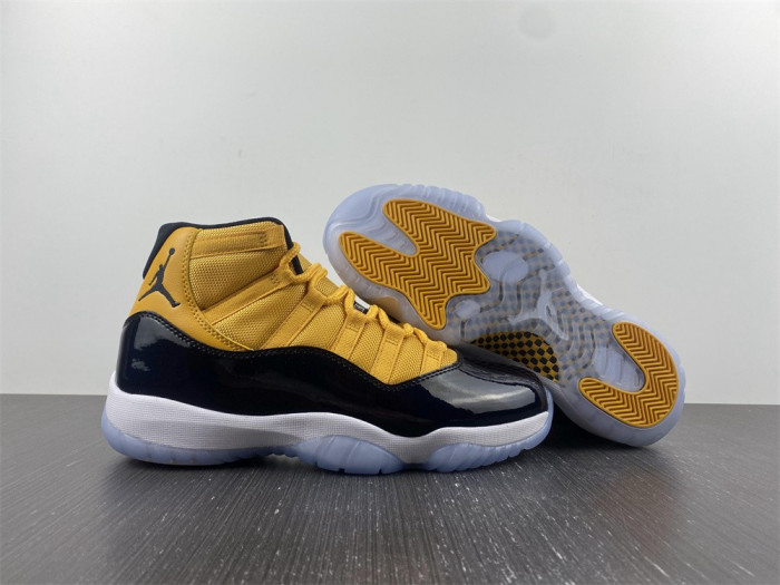 pk god jordan 11 retro black yellow,-ct8012-118