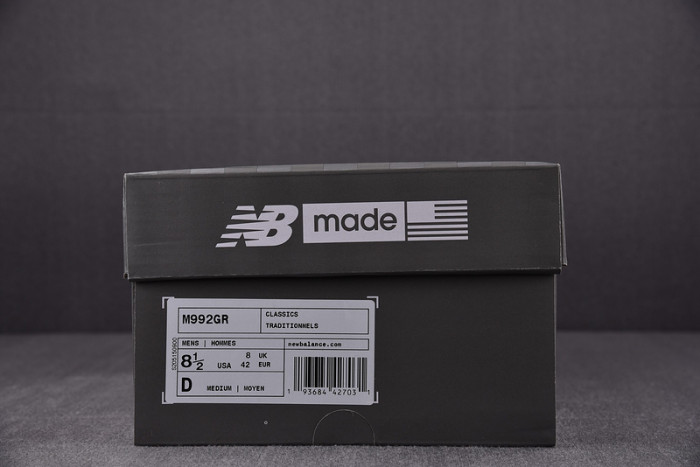 new balance 992 grey - m992gr