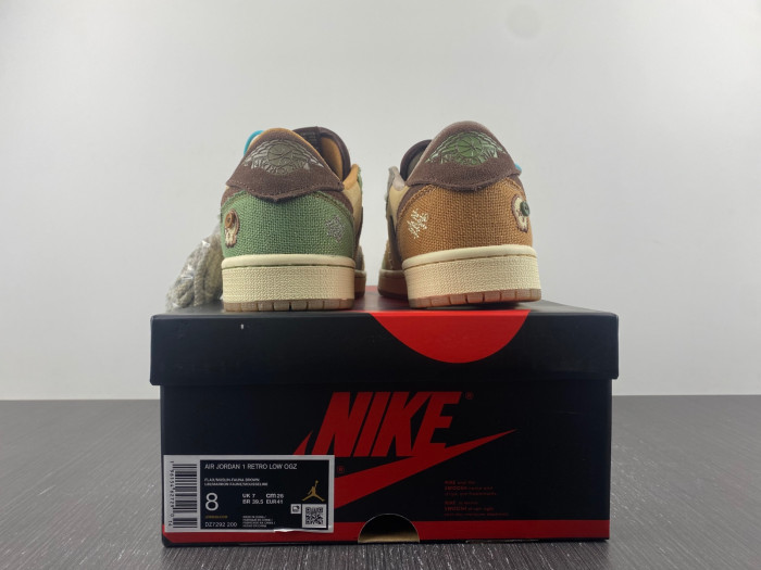 jordan 1 retro low og zion williamson voodoo  dz7292-200