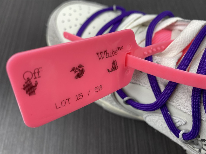 ofw x dunk low ''lot 15 of 50'' - nike - dj0950 101