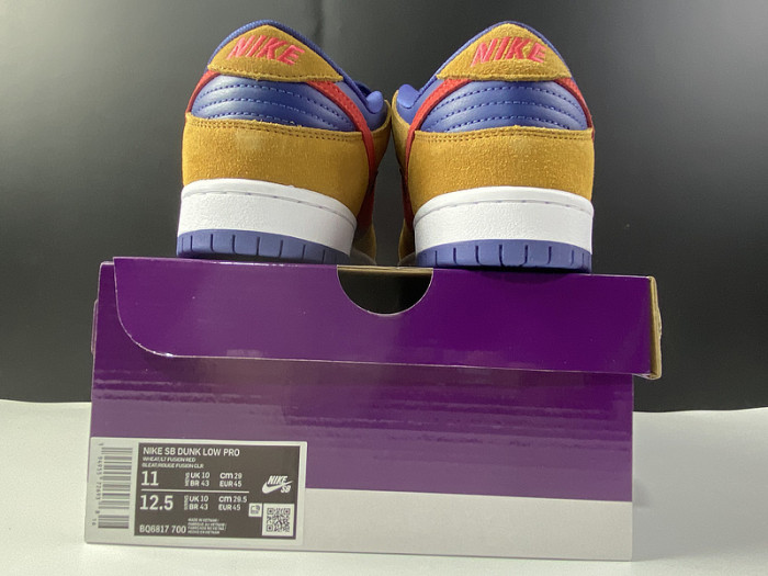 nike sb dunk low reverse papa bear - bq6817-700