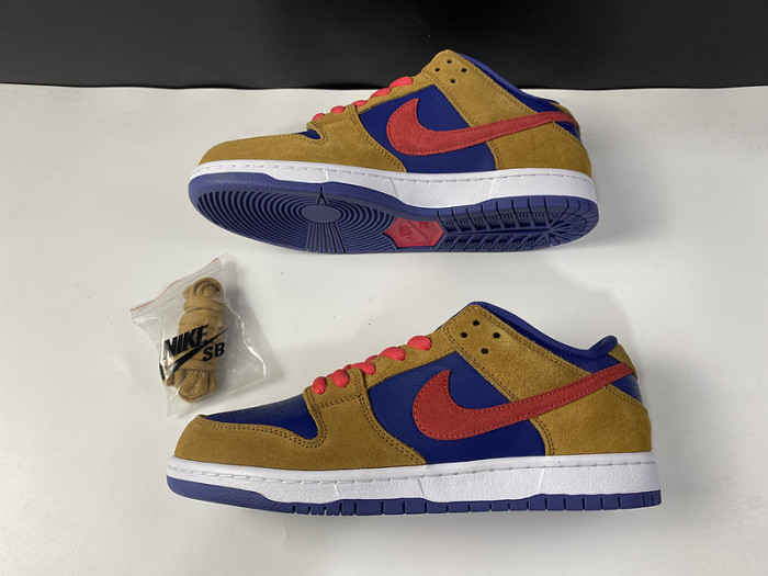 nike sb dunk low reverse papa bear - bq6817-700