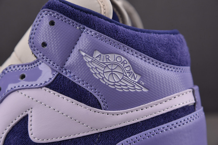 wmns air jordan 1 mid“purple chenille” dz3745-500