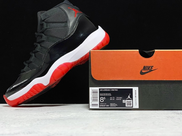 jordan 11 retro playoffs bred (2019)  378037-061