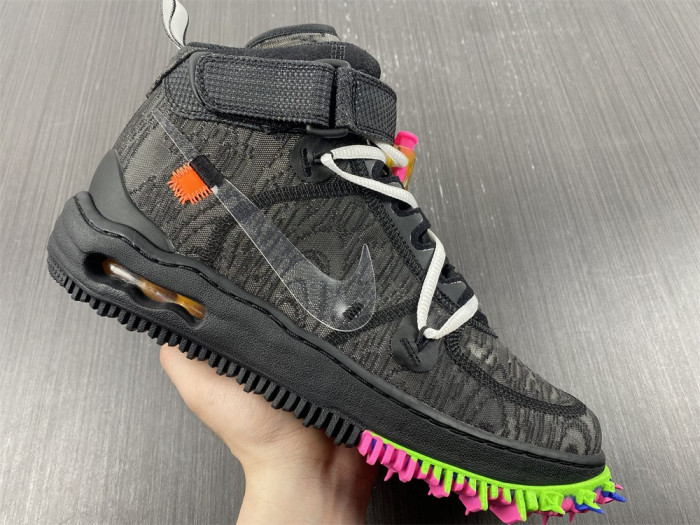 ofw x nike air force 1 mid black do6290-100