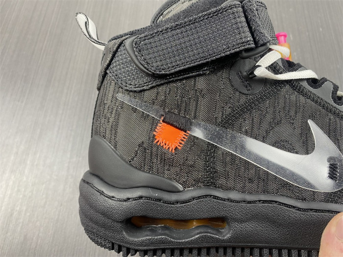 ofw x nike air force 1 mid black do6290-100