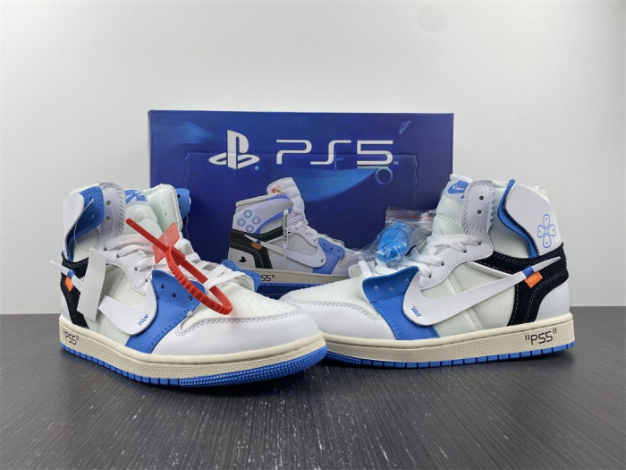 air jordan 1 xofw nrg ps5  aq0818-168