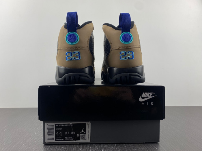 air jordan 9 olive concord ct8019-034