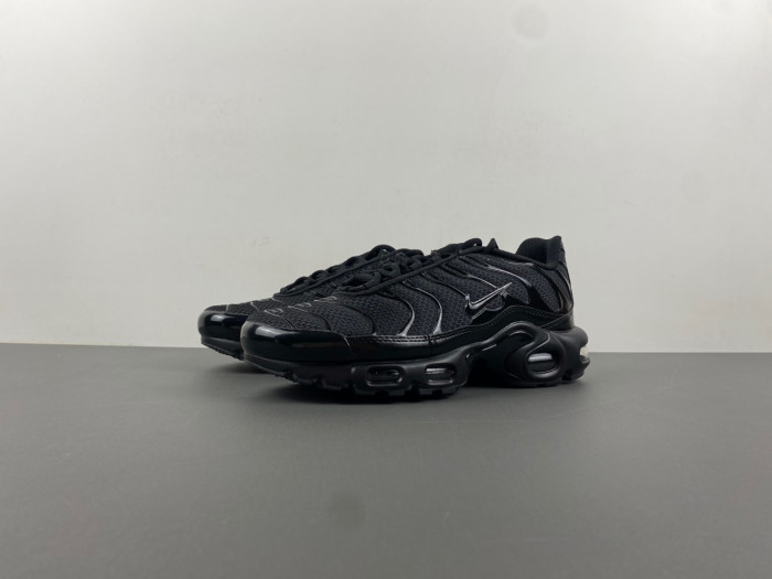 nike air max plus triple black men''s - 604133-050