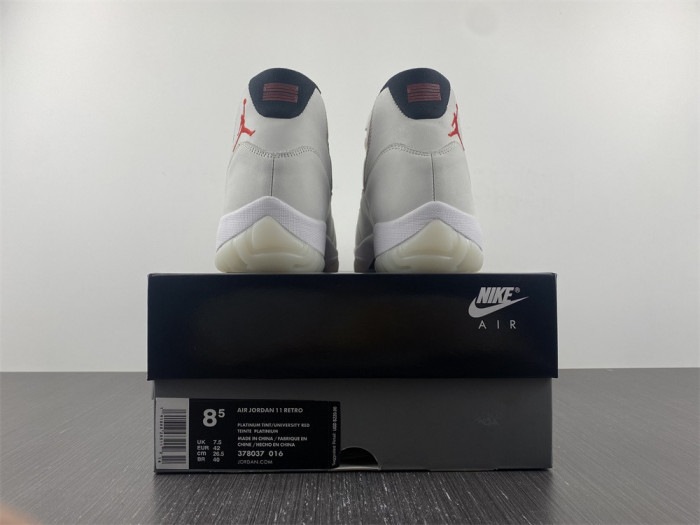 jordan 11 retro platinum tint - 378037-016