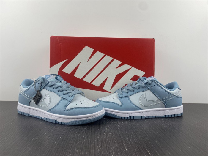nike dunk low gs grey blue dh9765-401