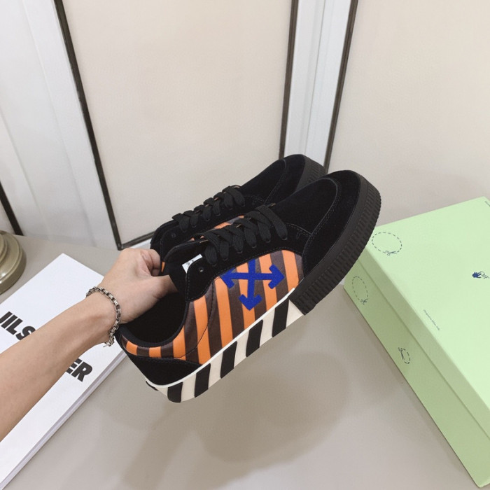 ofw calfskin vulcanized low sneakers
