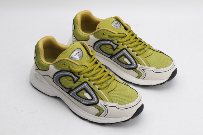 b30 sneaker yellow mesh and white