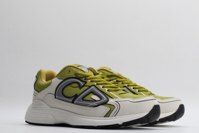 b30 sneaker yellow mesh and white