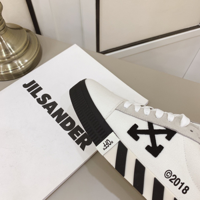 ofw calfskin vulcanized low sneakers