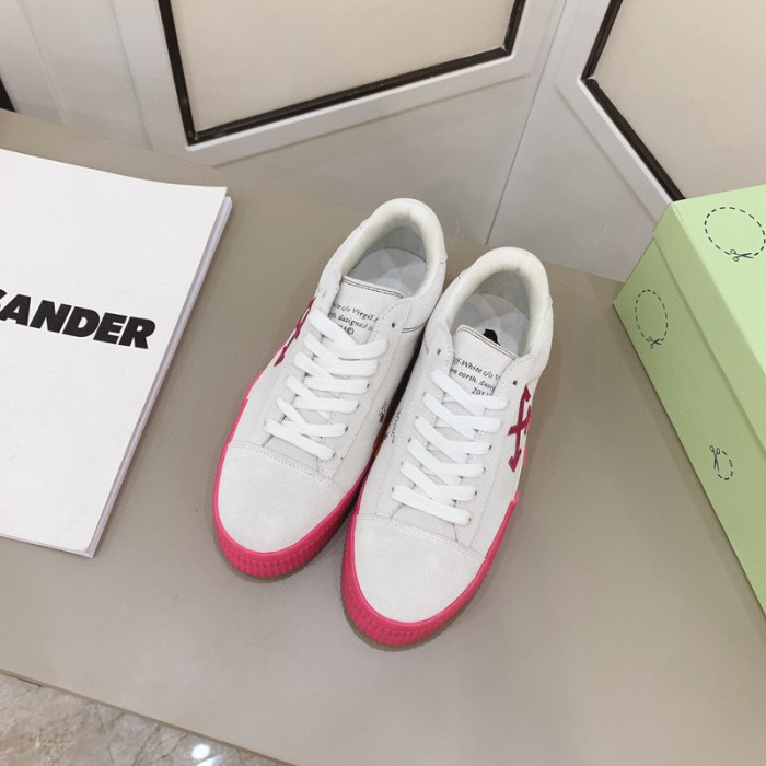 ofw calfskin vulcanized low sneakers