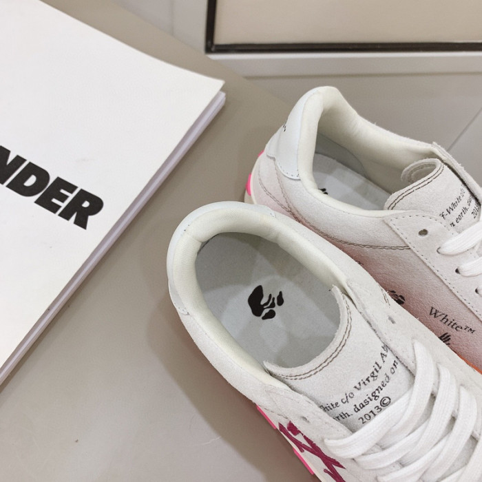 ofw calfskin vulcanized low sneakers