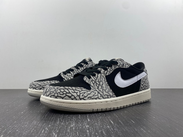 air jordan 1 low og black cement cz0790-001
