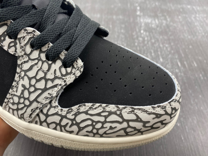 air jordan 1 low og black cement cz0790-001