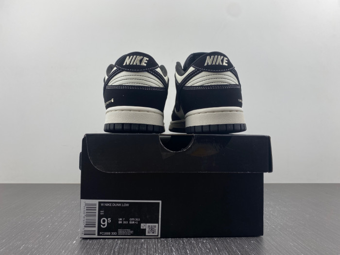 nike dunk low batman black white fc1688