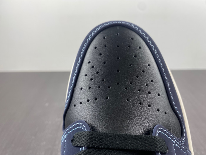 air jordan 1 low navy black snakeskin fj5478-010