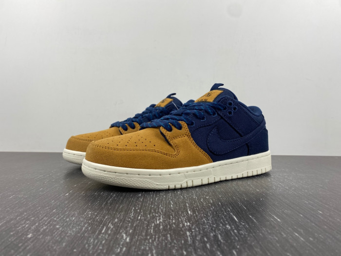 nike sb dunk low "midnight navy/ochre" dx6775-400