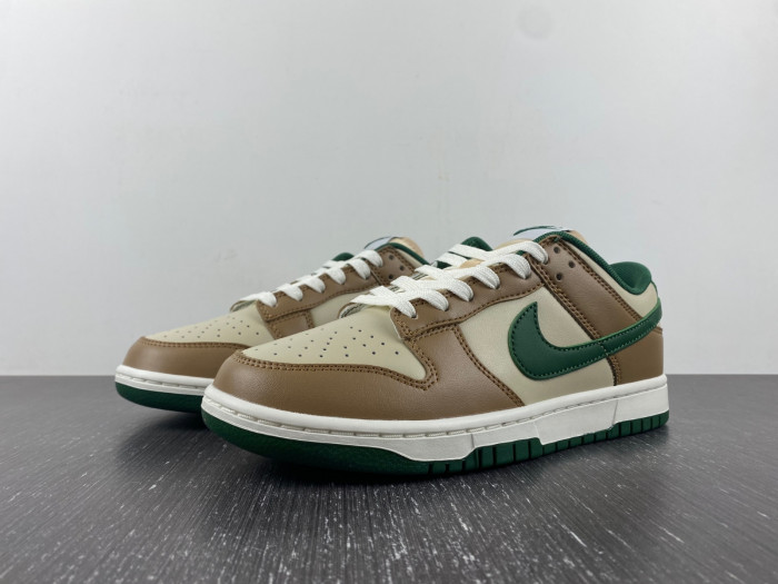 nike dunk low tan green fb7160-231