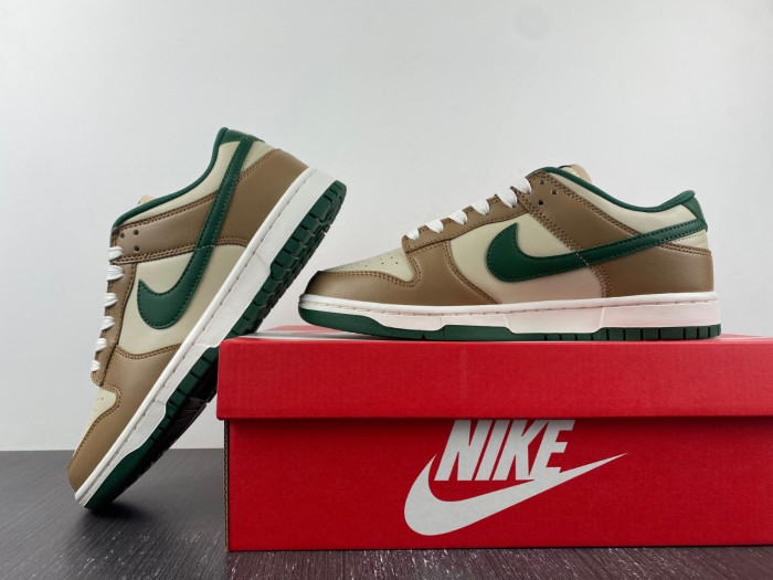 nike dunk low tan green fb7160-231