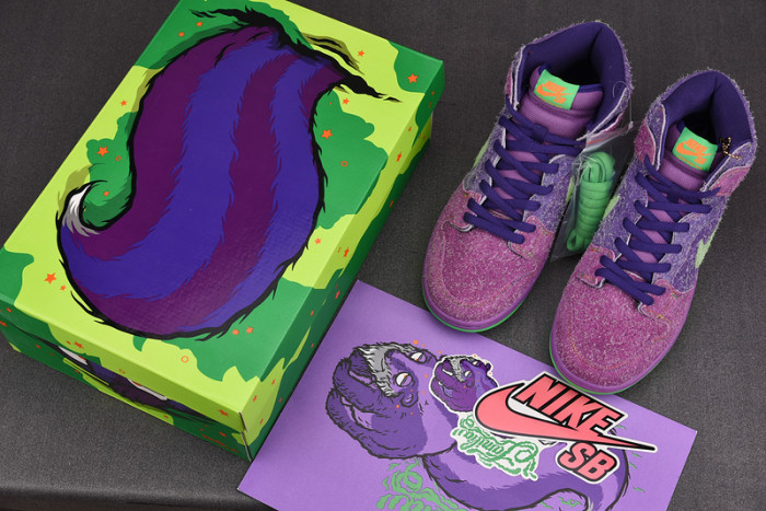 nike sb dunk high 420 skunks cw9971-500