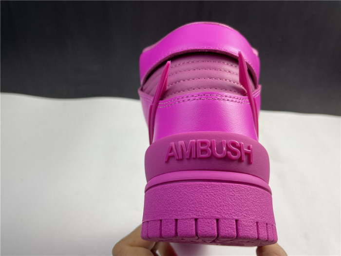 nike dunk high ambush active fuchsia - cu7544-600