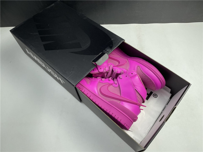 nike dunk high ambush active fuchsia - cu7544-600